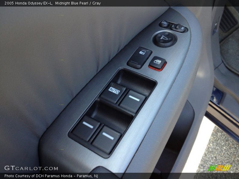 Midnight Blue Pearl / Gray 2005 Honda Odyssey EX-L