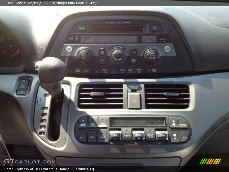 Midnight Blue Pearl / Gray 2005 Honda Odyssey EX-L