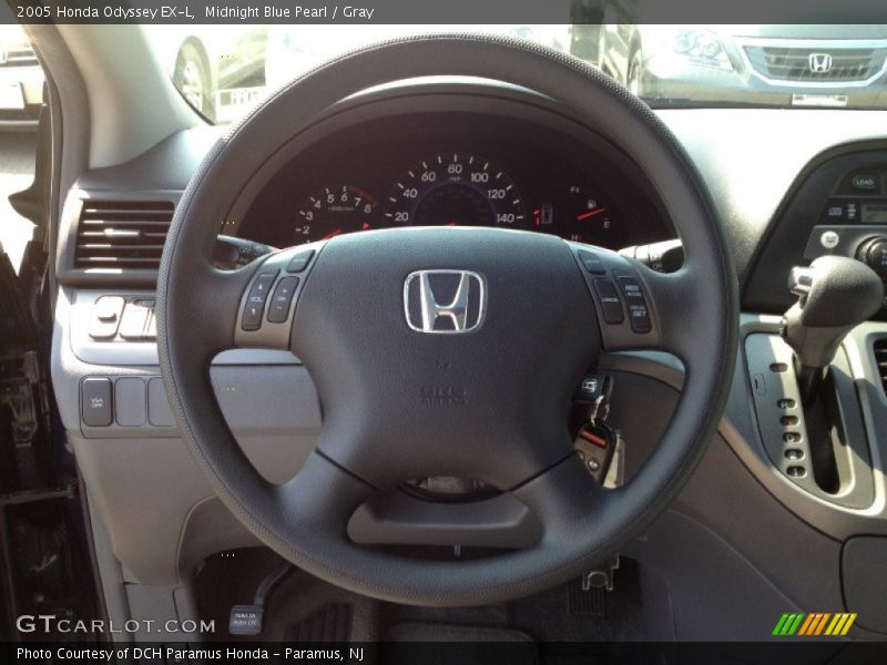 Midnight Blue Pearl / Gray 2005 Honda Odyssey EX-L