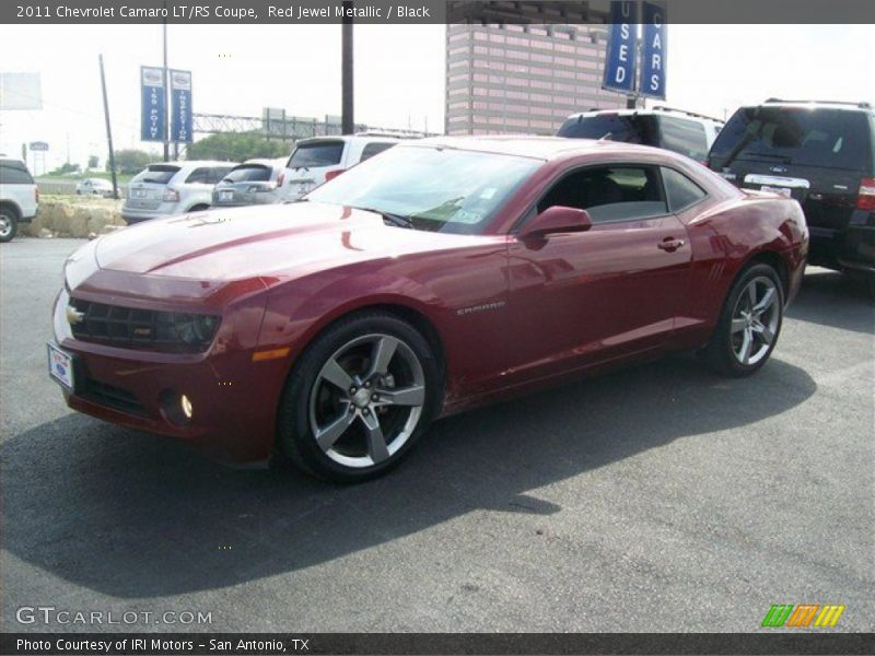 Red Jewel Metallic / Black 2011 Chevrolet Camaro LT/RS Coupe