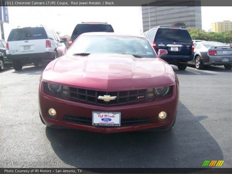 Red Jewel Metallic / Black 2011 Chevrolet Camaro LT/RS Coupe