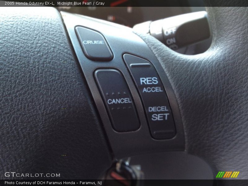 Midnight Blue Pearl / Gray 2005 Honda Odyssey EX-L