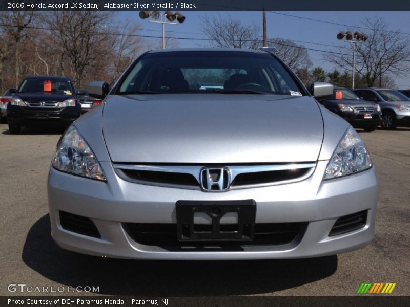 Alabaster Silver Metallic / Black 2006 Honda Accord LX Sedan