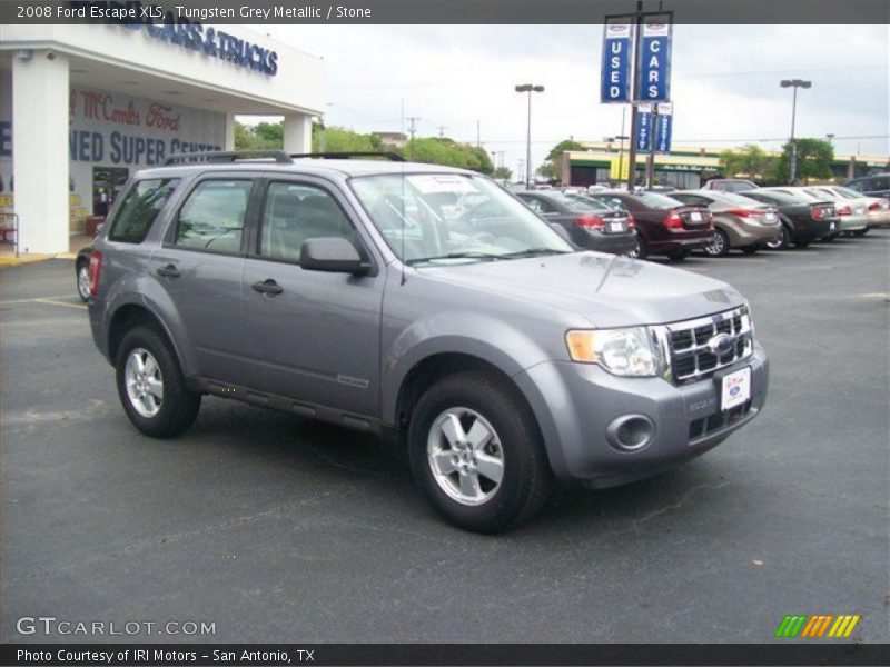 Tungsten Grey Metallic / Stone 2008 Ford Escape XLS