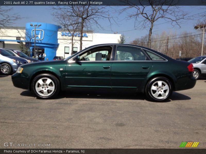 Racing Green Pearl / Melange 2001 Audi A6 2.7T quattro Sedan