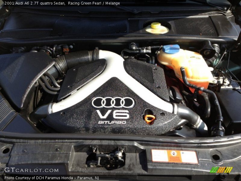 Racing Green Pearl / Melange 2001 Audi A6 2.7T quattro Sedan