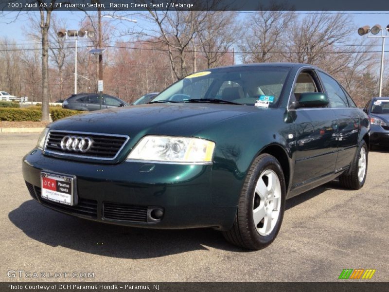 Racing Green Pearl / Melange 2001 Audi A6 2.7T quattro Sedan