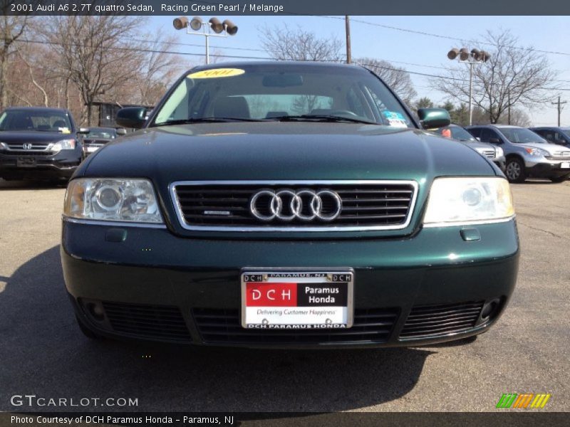 Racing Green Pearl / Melange 2001 Audi A6 2.7T quattro Sedan