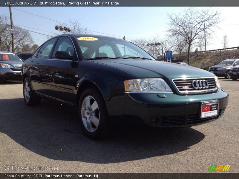 Racing Green Pearl / Melange 2001 Audi A6 2.7T quattro Sedan