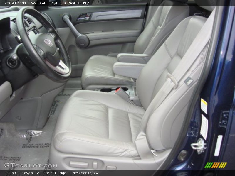 Royal Blue Pearl / Gray 2009 Honda CR-V EX-L