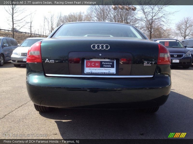 Racing Green Pearl / Melange 2001 Audi A6 2.7T quattro Sedan