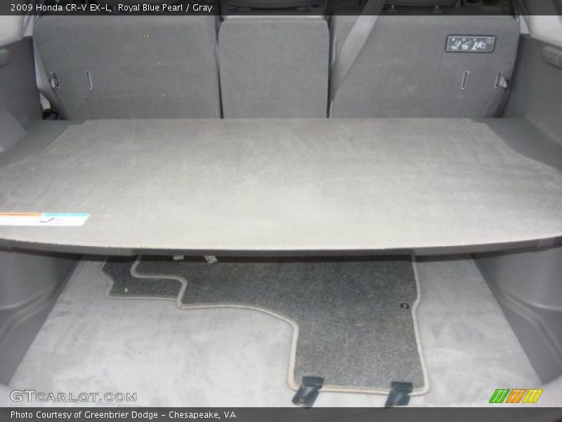 Royal Blue Pearl / Gray 2009 Honda CR-V EX-L