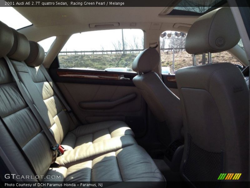 Racing Green Pearl / Melange 2001 Audi A6 2.7T quattro Sedan