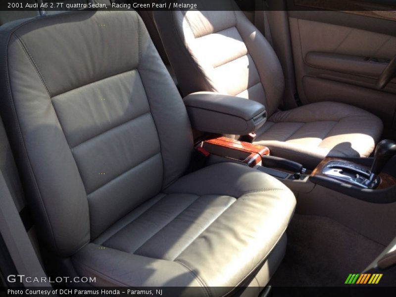 Racing Green Pearl / Melange 2001 Audi A6 2.7T quattro Sedan