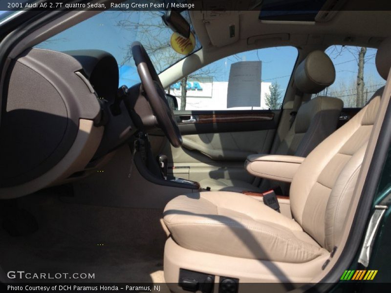 Racing Green Pearl / Melange 2001 Audi A6 2.7T quattro Sedan