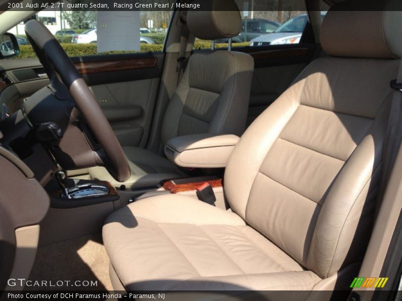 Racing Green Pearl / Melange 2001 Audi A6 2.7T quattro Sedan