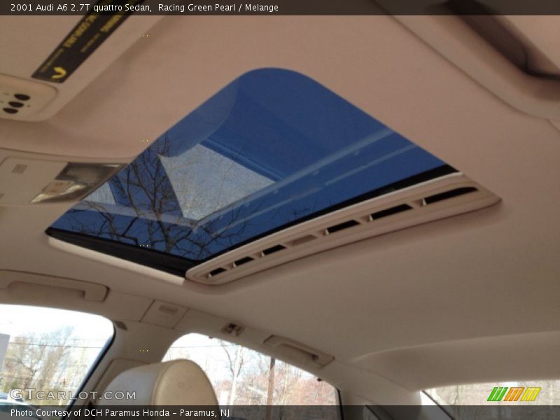 Racing Green Pearl / Melange 2001 Audi A6 2.7T quattro Sedan