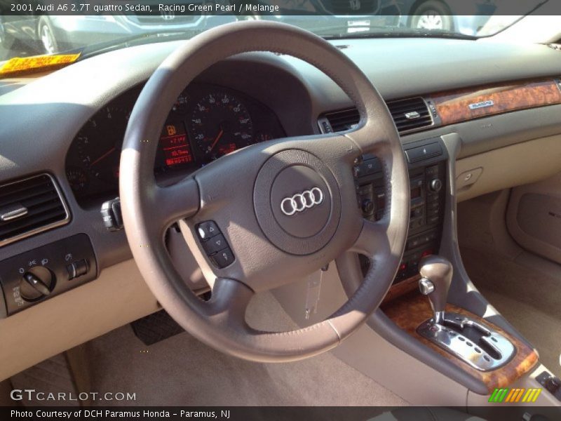 Racing Green Pearl / Melange 2001 Audi A6 2.7T quattro Sedan