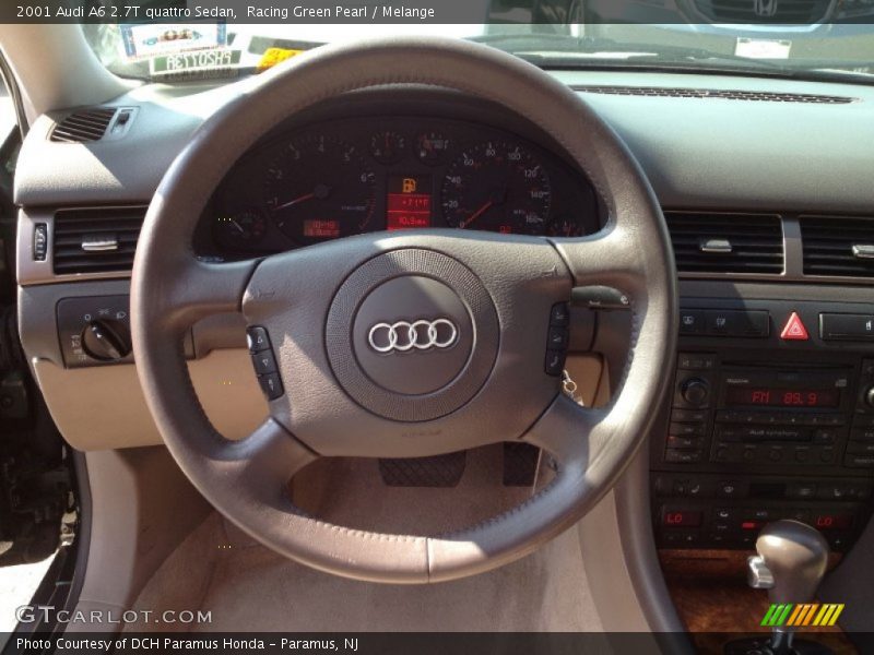 Racing Green Pearl / Melange 2001 Audi A6 2.7T quattro Sedan