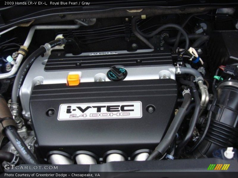  2009 CR-V EX-L Engine - 2.4 Liter DOHC 16-Valve i-VTEC 4 Cylinder