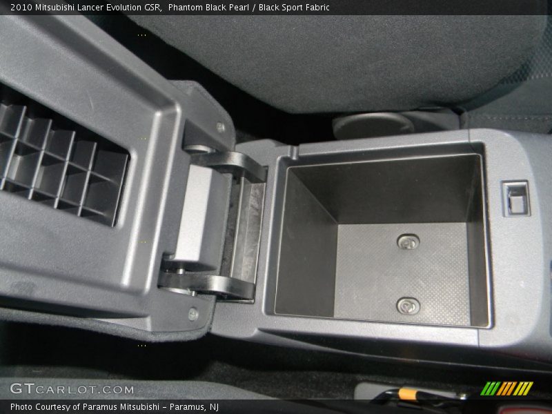 Phantom Black Pearl / Black Sport Fabric 2010 Mitsubishi Lancer Evolution GSR