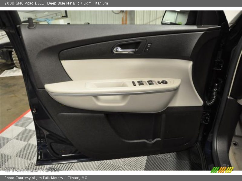 Deep Blue Metallic / Light Titanium 2008 GMC Acadia SLE