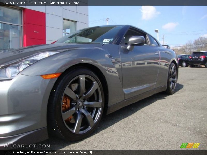 Gun Metallic / Gray 2010 Nissan GT-R Premium