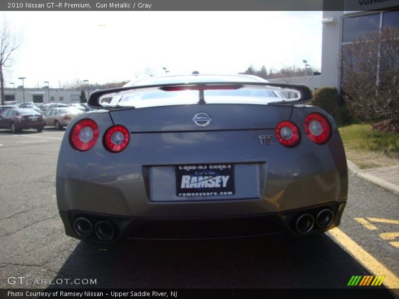 Gun Metallic / Gray 2010 Nissan GT-R Premium