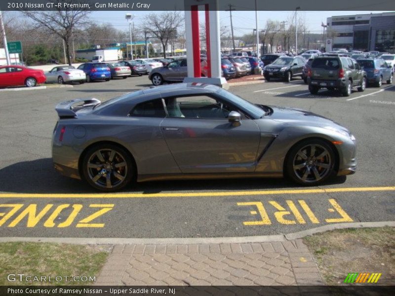 Gun Metallic / Gray 2010 Nissan GT-R Premium