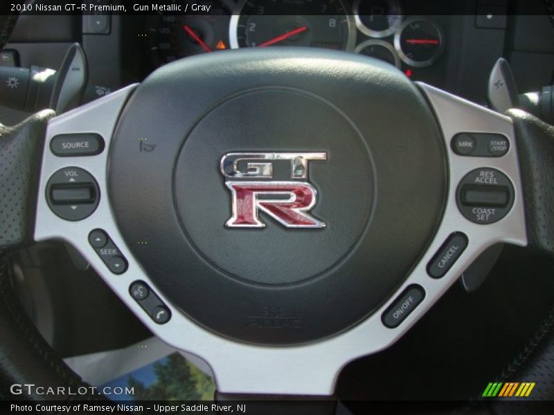 Gun Metallic / Gray 2010 Nissan GT-R Premium