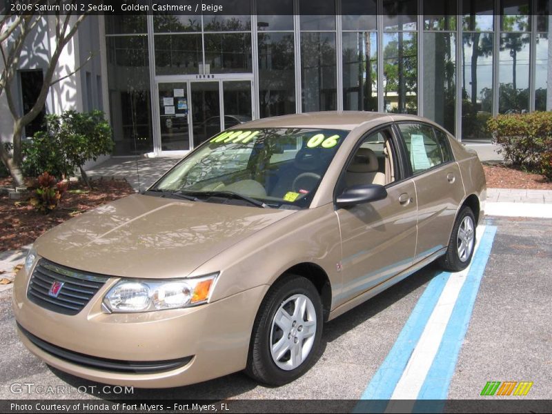 Golden Cashmere / Beige 2006 Saturn ION 2 Sedan