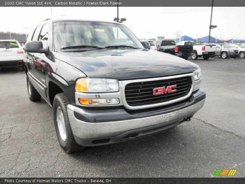 Carbon Metallic / Pewter/Dark Pewter 2003 GMC Yukon SLE 4x4