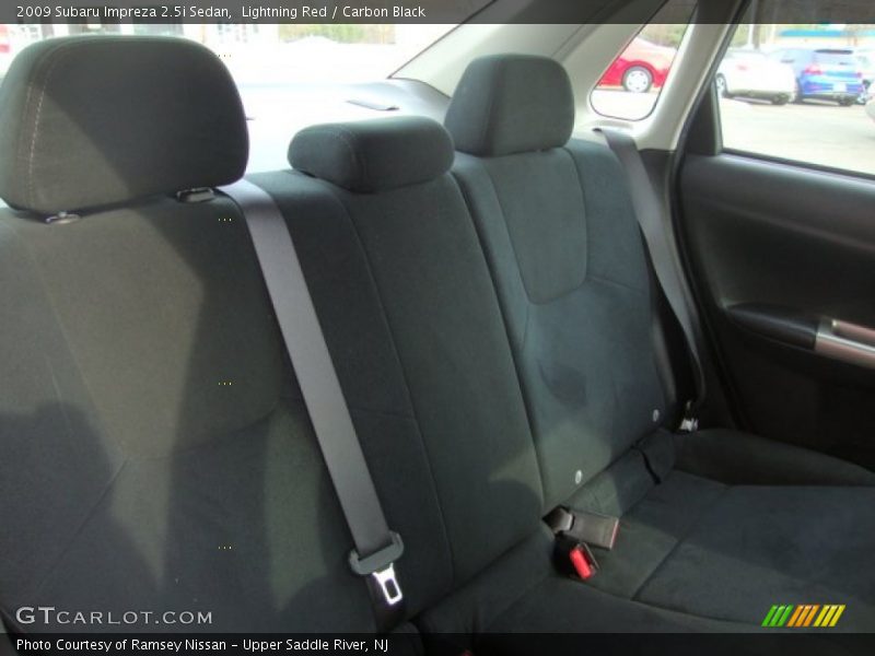 Lightning Red / Carbon Black 2009 Subaru Impreza 2.5i Sedan