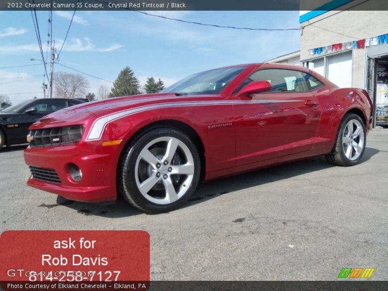 Crystal Red Tintcoat / Black 2012 Chevrolet Camaro SS Coupe