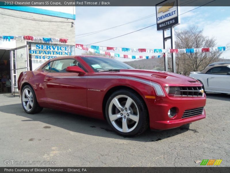 Crystal Red Tintcoat / Black 2012 Chevrolet Camaro SS Coupe