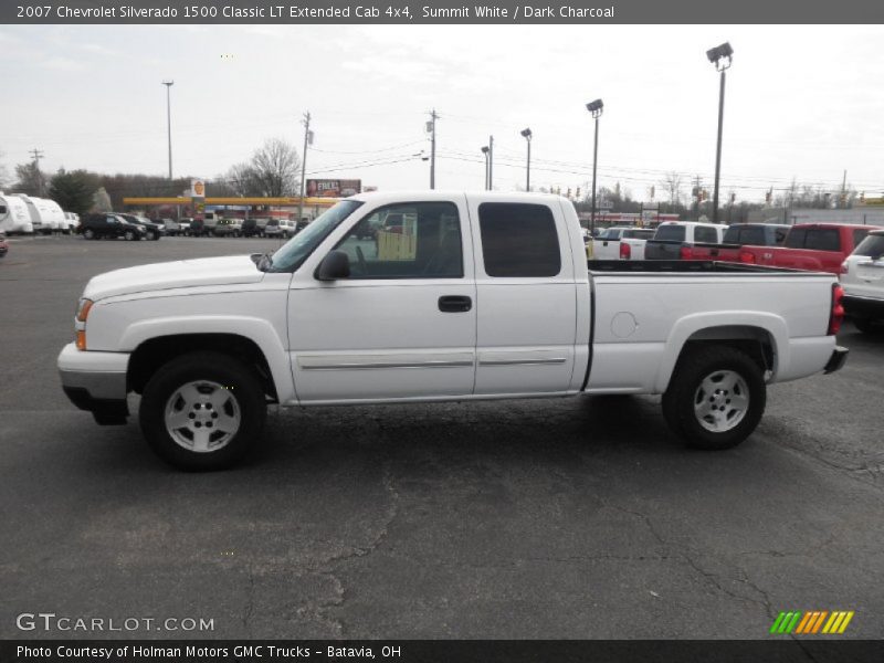 Summit White / Dark Charcoal 2007 Chevrolet Silverado 1500 Classic LT Extended Cab 4x4