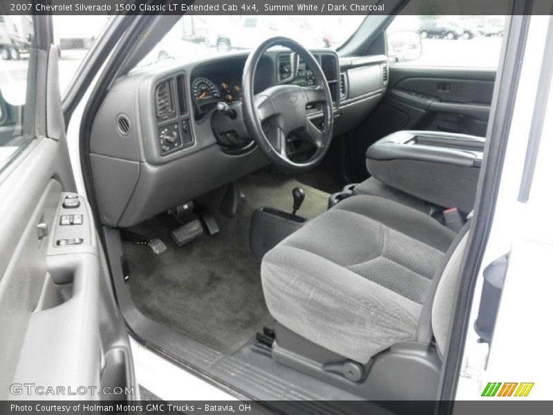 Summit White / Dark Charcoal 2007 Chevrolet Silverado 1500 Classic LT Extended Cab 4x4