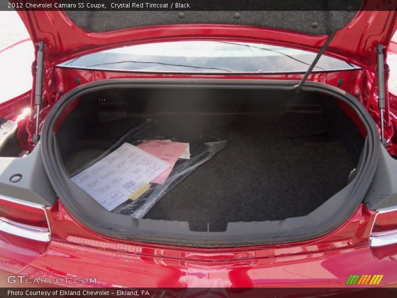  2012 Camaro SS Coupe Trunk