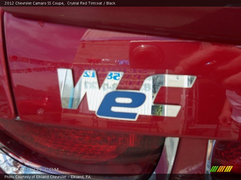 Crystal Red Tintcoat / Black 2012 Chevrolet Camaro SS Coupe