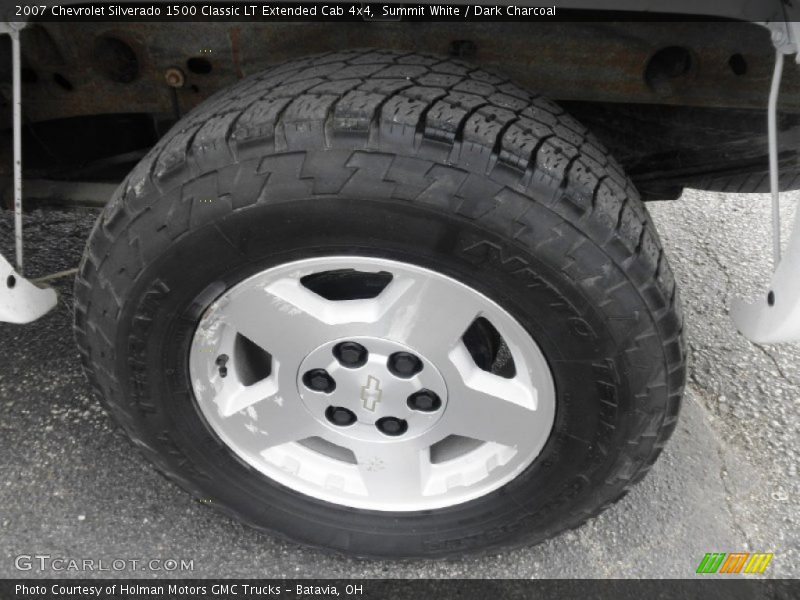 Summit White / Dark Charcoal 2007 Chevrolet Silverado 1500 Classic LT Extended Cab 4x4