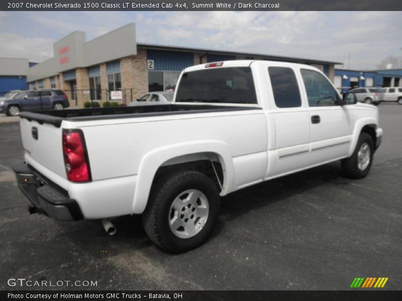 Summit White / Dark Charcoal 2007 Chevrolet Silverado 1500 Classic LT Extended Cab 4x4