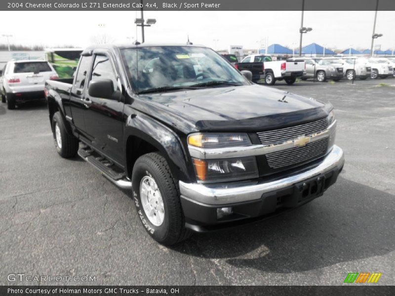 Black / Sport Pewter 2004 Chevrolet Colorado LS Z71 Extended Cab 4x4
