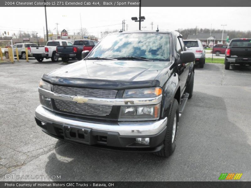 Black / Sport Pewter 2004 Chevrolet Colorado LS Z71 Extended Cab 4x4