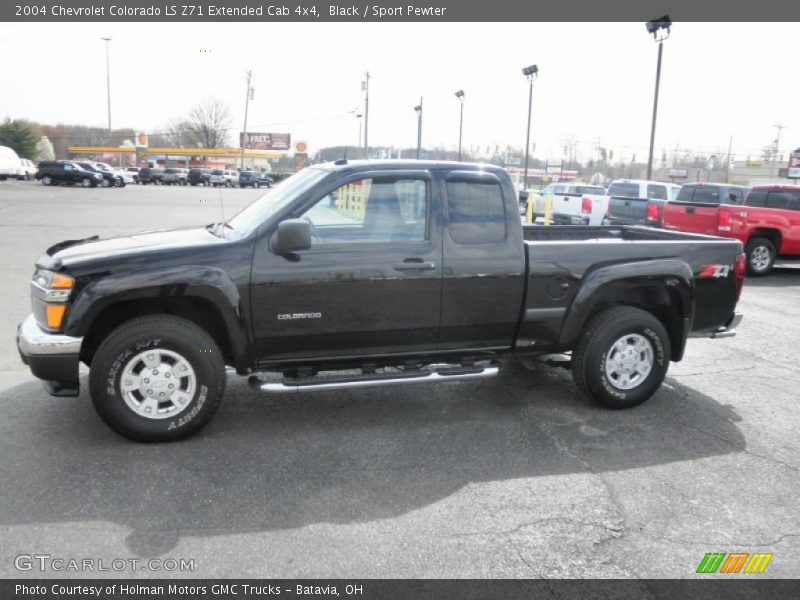 Black / Sport Pewter 2004 Chevrolet Colorado LS Z71 Extended Cab 4x4