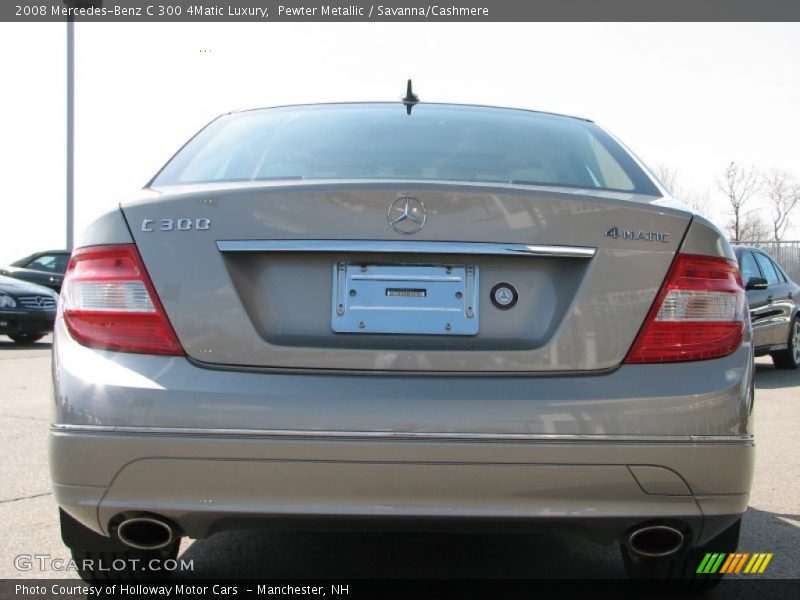 Pewter Metallic / Savanna/Cashmere 2008 Mercedes-Benz C 300 4Matic Luxury