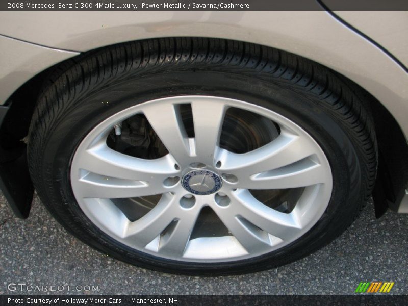 Pewter Metallic / Savanna/Cashmere 2008 Mercedes-Benz C 300 4Matic Luxury