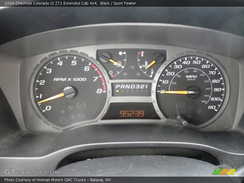 Black / Sport Pewter 2004 Chevrolet Colorado LS Z71 Extended Cab 4x4