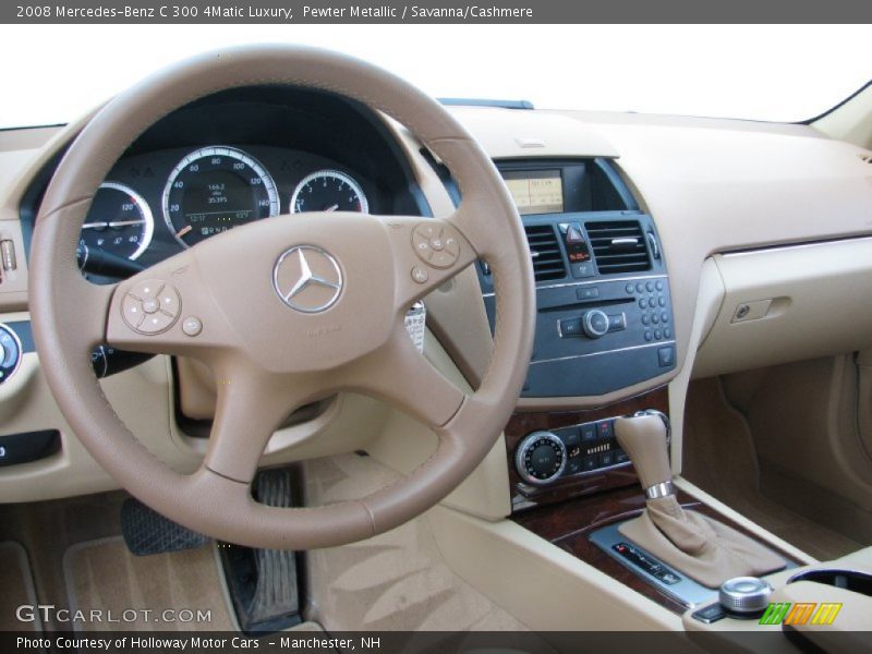 Pewter Metallic / Savanna/Cashmere 2008 Mercedes-Benz C 300 4Matic Luxury