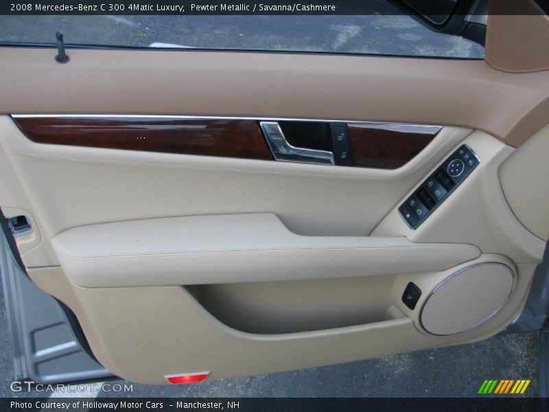 Pewter Metallic / Savanna/Cashmere 2008 Mercedes-Benz C 300 4Matic Luxury
