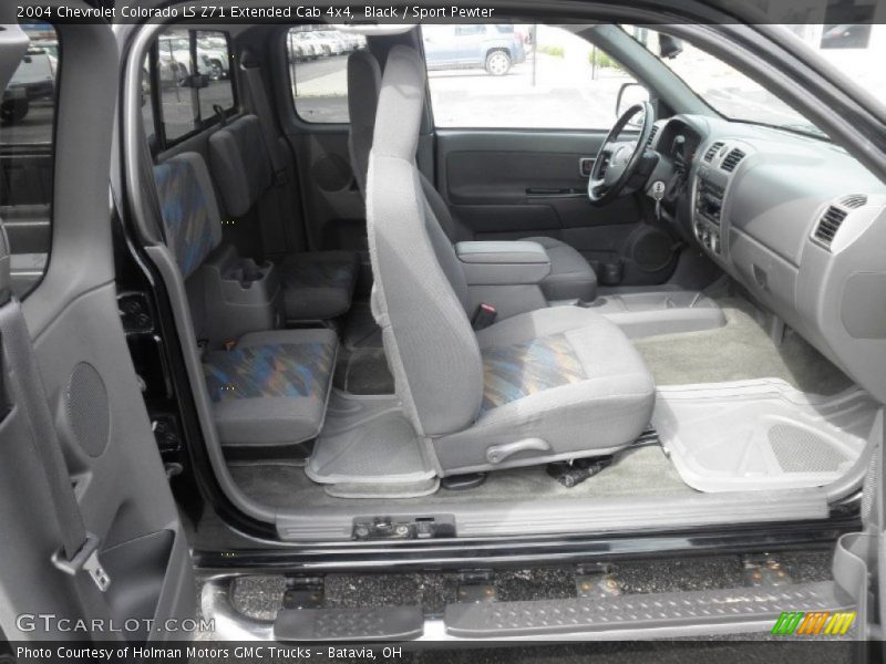 Black / Sport Pewter 2004 Chevrolet Colorado LS Z71 Extended Cab 4x4